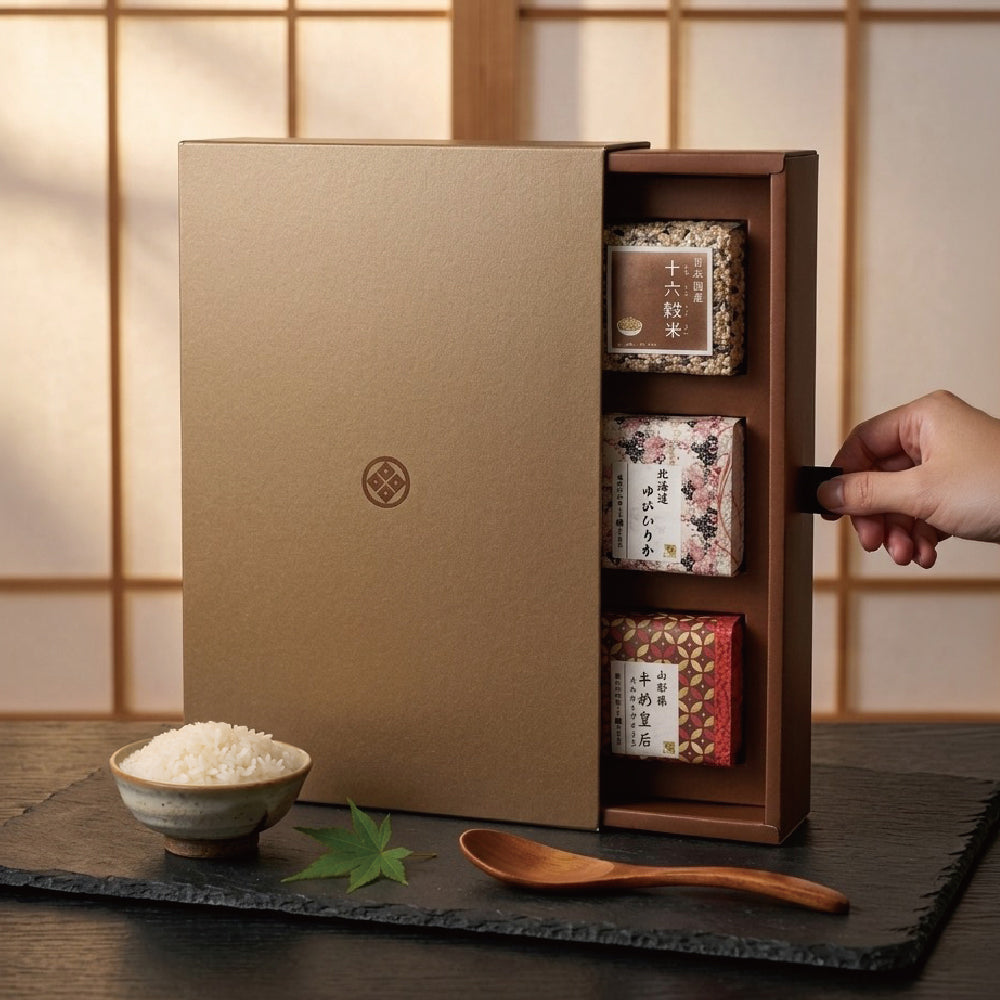 [Taipei Rice Mill] Japanese Quality Rice Gift Box | Premium Japanese Rice Block 300g Set of Six (with Gift Bag)